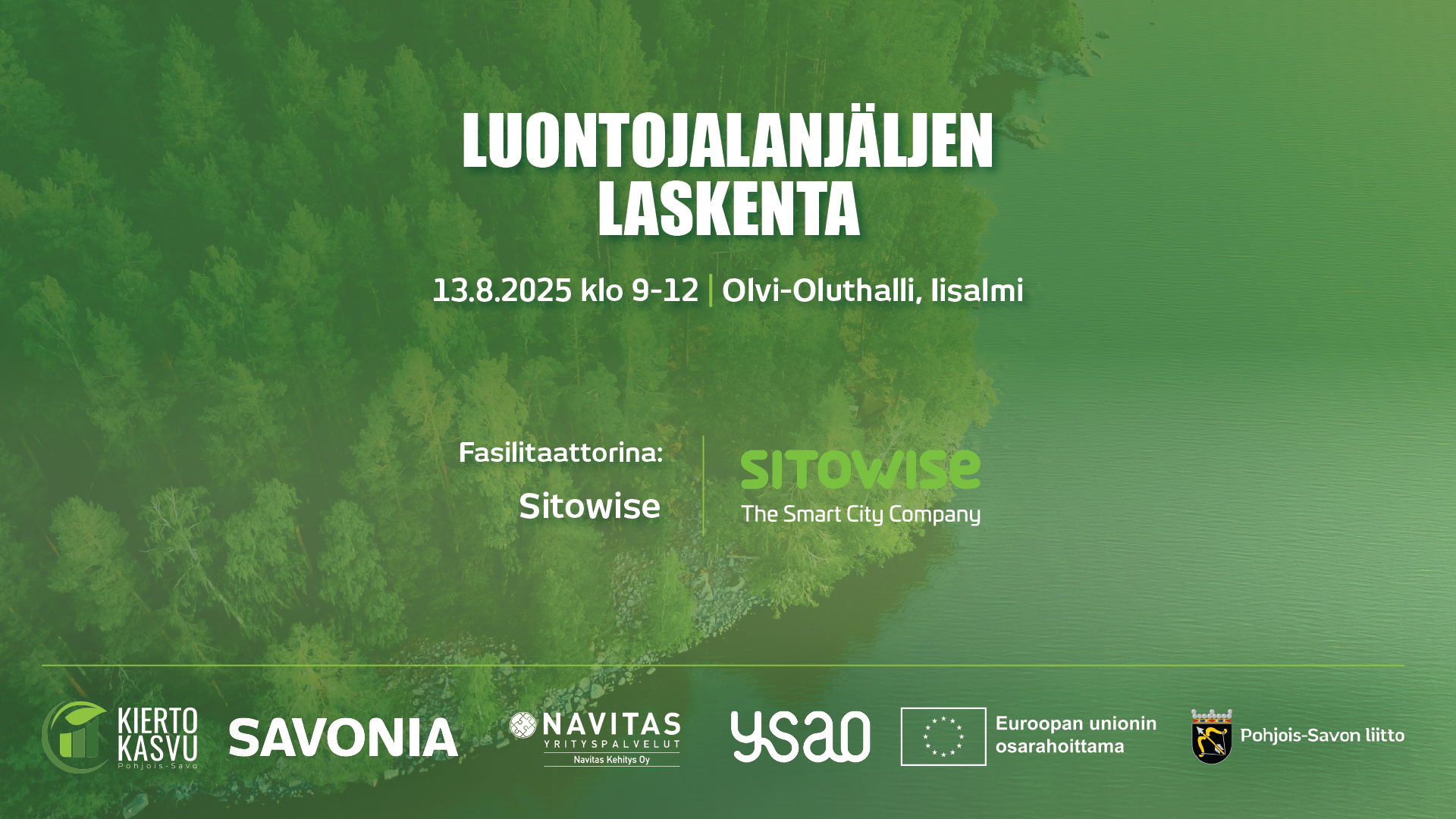Luontojalanjäljen laskenta -työpaja