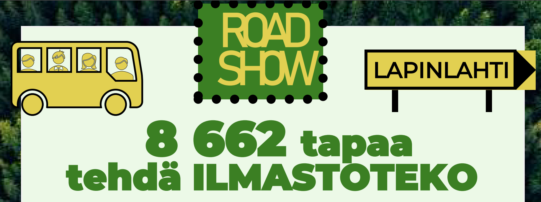 8 662 tapaa tehdä ILMASTOTEKO